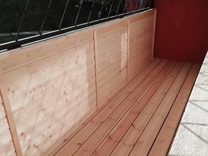 Terase ar koka aizsargsienu